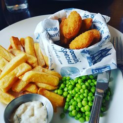 Kiss Me Hardy - Scampi and chips