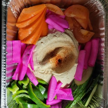Beirut Restaurant - Hummus and Vegetables - Middle Eastern Near Me - Romulus, Michigan
