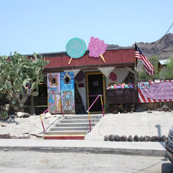 Gold Rush Candy Shoppe - the front of the store - Candy Stores Near Me - Oatman, Arizona