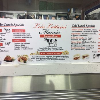 Leo's Latticini Mama's - Menu - Delis Near Me - Corona, New York Leo's Latticini Mama's - Menu - Delis Near Me - Corona, New York