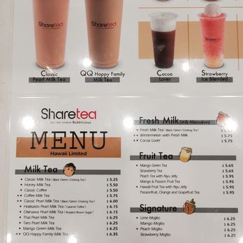 Sharetea - Bubble Tea Near Me - Aiea, Hawaii Sharetea - Bubble Tea Near Me - Aiea, Hawaii