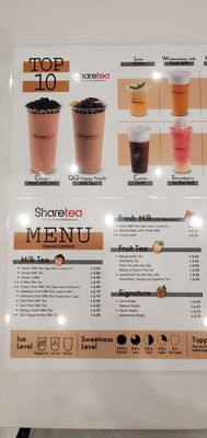 Menu photo 7 Sharetea Aiea, HI