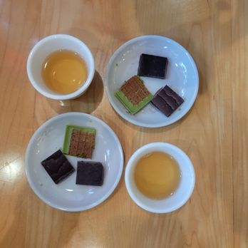 LizzyKate - First of the tea flight tasting - Tea Rooms Near Me - Kirkland, Washington