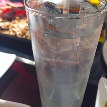 Wang Cho Korean BBQ - Lychee Soju Cocktail. So good!! - Korean Near Me - Riverside, California