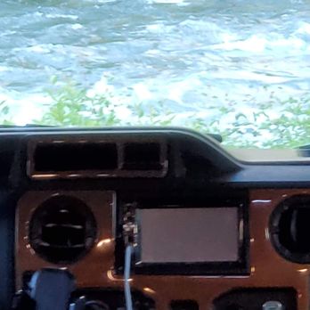 Icicle River Rv Resort - The river view from the cab of our motorhome. - RV Parks Near Me - Leavenworth, Washington
