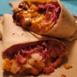 Munch On This - Mouth watering Chilli pastrami burritos