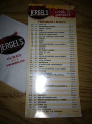 Menu photo 2 Jergel's Rhythm Grille Warrendale, PA Menu photo 2 Jergel's Rhythm Grille Warrendale, PA