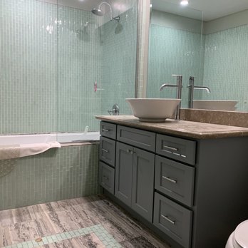 ReKitchen - Master bath vanity was painted, doors, drawers, and all hardware replaced. - Cabinetry Near Me - Torrance, California
