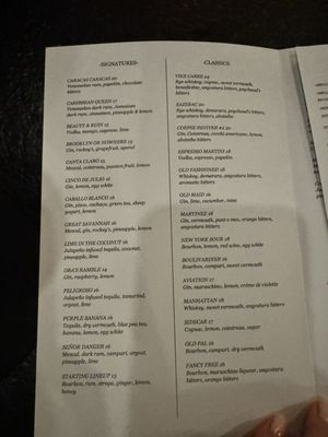 Menu photo 5 Casa Ora Brooklyn, NY