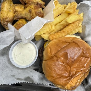 Wingbox & Seafood - a burger and fries - Chicken Wings Near Me - Albany, Georgia Wingbox & Seafood - a burger and fries - Chicken Wings Near Me - Albany, Georgia