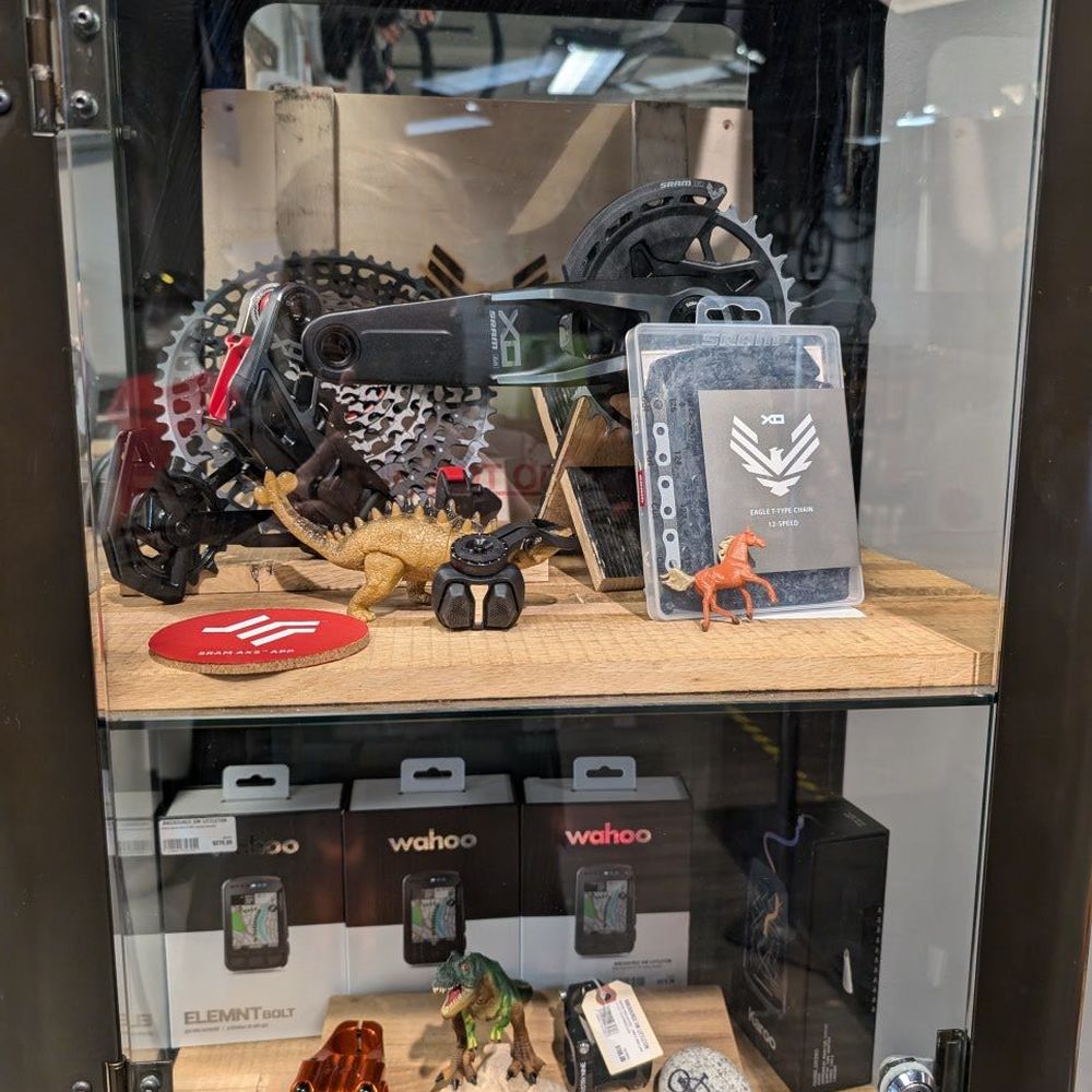 BikeSource - Nice cabinet of accessories - Bikes Near Me - Littleton, Colorado BikeSource - Nice cabinet of accessories - Bikes Near Me - Littleton, Colorado