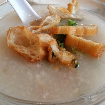 Shanghai Restaurant - Preserved egg porridge (皮蛋瘦肉粥) - Dim Sum Near Me - Austin, Texas