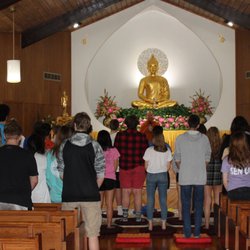 Wat Buddha-Dhamma Meditation Center - We were practicing standing meditation