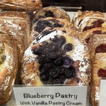 Crust Bakery - Blueberry pastry with vanilla pastry cream - Bakeries Near Me - Victoria, British Columbia