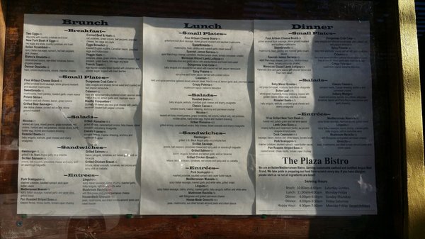 Menu photo 7 The Plaza Bistro Sonoma, CA Menu photo 7 The Plaza Bistro Sonoma, CA