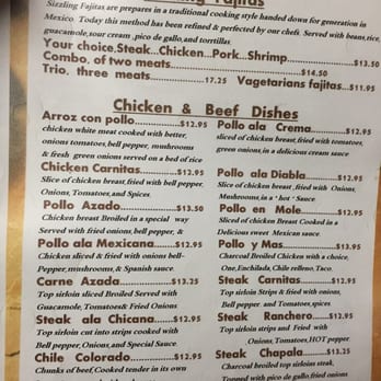Armando's Mexican Restaurant - Menu1 - Mexican Near Me - Lowell, Oregon