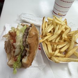 Regular fried & burger