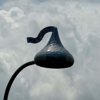 Hershey Trolley Works - Hershey Kiss light post - Tours Near Me Hershey Trolley Works - Hershey Kiss light post - Tours Near Me