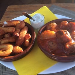 Smugglers Bar Bistro - Calamari and Chef's Meatballs