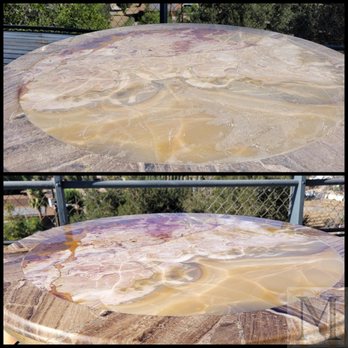 Mitchell’s Stone restoration and Cleaning service - Onyx table fully restored - Refinishing Services Near Me Mitchell’s Stone restoration and Cleaning service - Onyx table fully restored - Refinishing Services Near Me