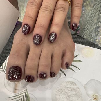 Gloss Nail Lounge - Dip manicure and matching gel pedicure - Nail Salons Near Me - Gilbert, Arizona Gloss Nail Lounge - Dip manicure and matching gel pedicure - Nail Salons Near Me - Gilbert, Arizona