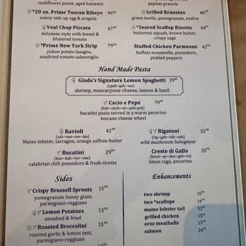 GIADA - Menu - Italian Near Me - Las Vegas, Nevada GIADA - Menu - Italian Near Me - Las Vegas, Nevada