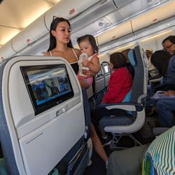 Philippine Airlines - Economy, not bad. No power outlets, just USB-A port.