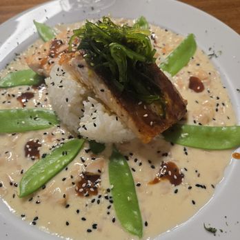 Seabrisa's Eatery - Miso Salmon (a little too creamy and rice could be a bigger amount) - Seafood Near Me - Hollister, California Seabrisa's Eatery - Miso Salmon (a little too creamy and rice could be a bigger amount) - Seafood Near Me - Hollister, California