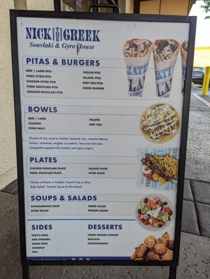Menu photo 6 Nick The Greek Los Angeles, CA