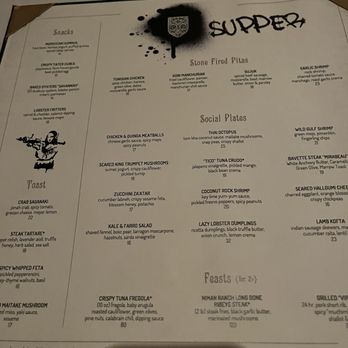 Yvonne's - Our First visit, very excited looking at the menu. - New American Near Me - Boston, Massachusetts