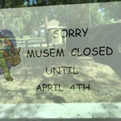 The website just lists their Sunday hours. We show up and see this sign stating they're closed until April 4, 2017.