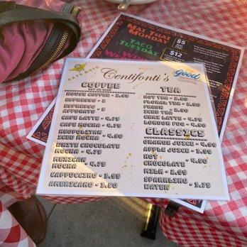 Centifonti's Restaurant - Hot espresso type drinks. - Desserts Near Me - La Mesa, California