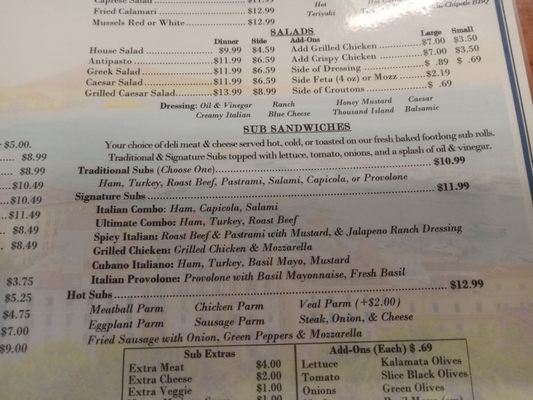 Menu photo 3 Luigi's Italian Restaurant Eustis, FL