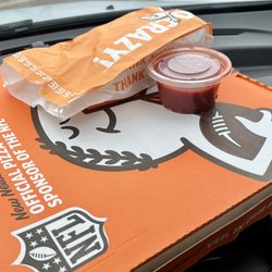Little Caesars Pizza - Combo #2: 3 meat pizza, crazy bread, sauce