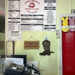 James Brown Famous Flames Bbq - Menu