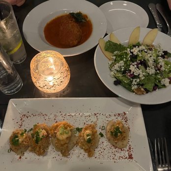 Rome + Fig - Fried oysters, vegan meatballs, fall salad - Seafood Near Me - Tampa, Florida Rome + Fig - Fried oysters, vegan meatballs, fall salad - Seafood Near Me - Tampa, Florida