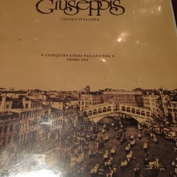 Giuseppi's - Front of menu
