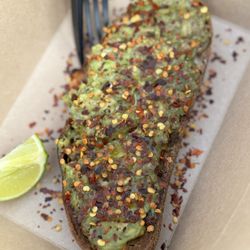 North Shore Cafe - Avocado  & Chili  Flakes on Sourdough