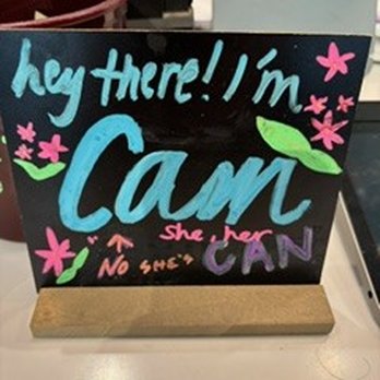 Philz Coffee - Welcome sign with barista's name, cool! - Coffee & Tea Near Me - Chicago, Illinois