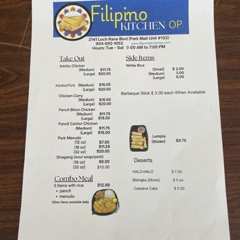 Filipino Kitchen OP - Filipino Near Me - Orange Park, Florida