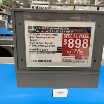 Lowe's Home Improvement - Price for washer - Hardware Stores Near Me - Torrance, California Lowe's Home Improvement - Price for washer - Hardware Stores Near Me - Torrance, California