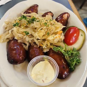 Eva's European Sweets - Kielbasa Plate - Polish Near Me - Syracuse, New York