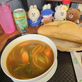 Iron Pan - House Special Beef Stew (a bit spicy) comes with a Banh Mi... and complimentary soft drink until 6.24.26 - Vietnamese Near Me - Honolulu, Hawaii
