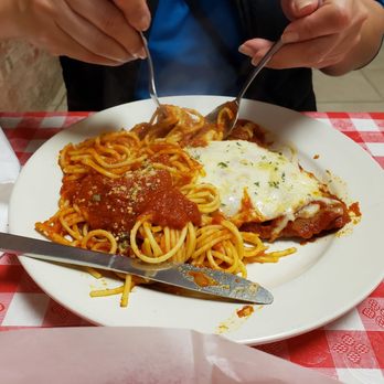 Arti’s Italian Restaurant - Wife loving the Chicken Parm - Pizza Near Me - Pecos, Texas Arti’s Italian Restaurant - Wife loving the Chicken Parm - Pizza Near Me - Pecos, Texas