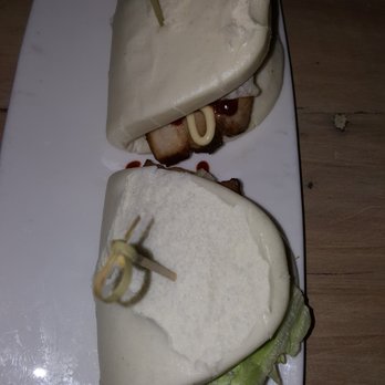 Umaido - Umaido's delicious Hirata Buns (a little spicy but delicious for all ages if you like pork) - Ramen Near Me - Suwanee, Georgia Umaido - Umaido's delicious Hirata Buns (a little spicy but delicious for all ages if you like pork) - Ramen Near Me - Suwanee, Georgia