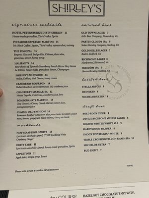 Menu photo 4 Shirley’s Petersburg, VA