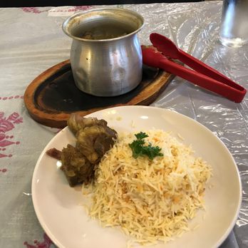 Yemen Cafe & Restaurant - Lamb Boram with a side of rice. - Coffee & Tea Near Me - Richmond, California Yemen Cafe & Restaurant - Lamb Boram with a side of rice. - Coffee & Tea Near Me - Richmond, California