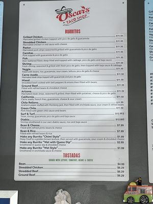 Menu photo 4 Oscar’s Taco Shop Surprise, AZ Menu photo 4 Oscar’s Taco Shop Surprise, AZ