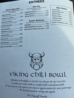 Menu photo 2 Viking Chili Bowl Valparaiso, IN Menu photo 2 Viking Chili Bowl Valparaiso, IN