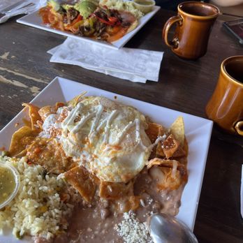 Mex Cocina Cafe - Chilaquiles Bandera, huevos rancheros and café de olla. - Desserts Near Me - Burbank, California Mex Cocina Cafe - Chilaquiles Bandera, huevos rancheros and café de olla. - Desserts Near Me - Burbank, California